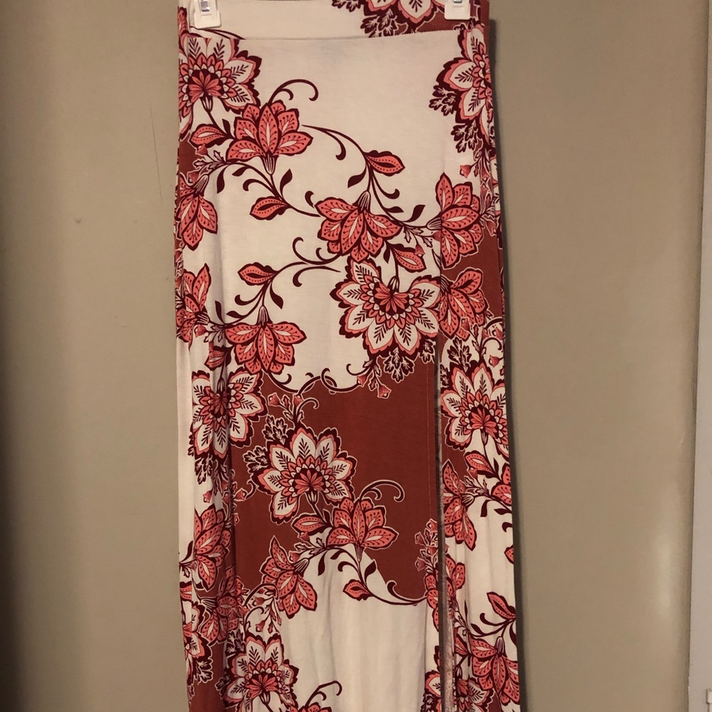 Patterned Maxi Skirt